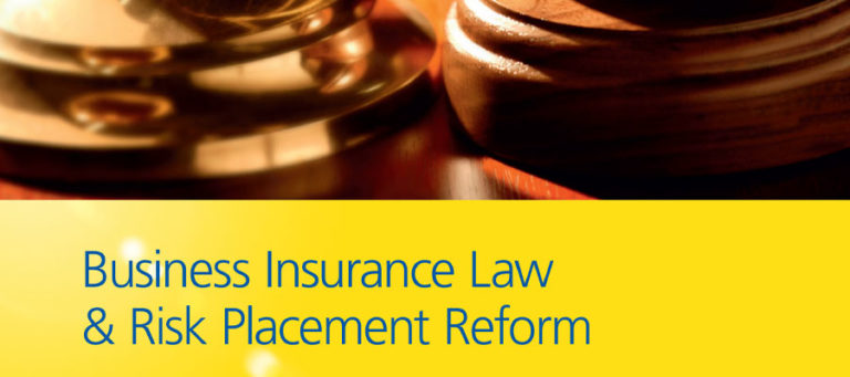 Business Insurance Law & Risk Placement Reform - Mactavish